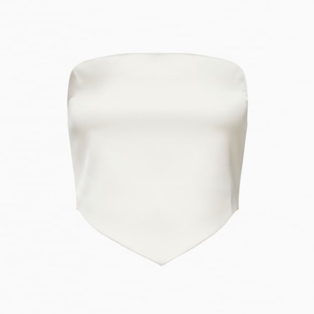 Sunday Best Bonbon Satin Tube Top